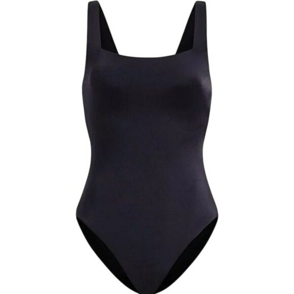 Andie Swim The Miami Square Neck Black Medium One-Piece Swimsuit NWT - Picture 5 of 7